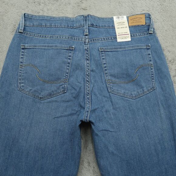 Levi's Signature Jeans Women's Size 10S Mid-Rise Skinny Denim 27" Inseam NWT - Picture 15 of 16